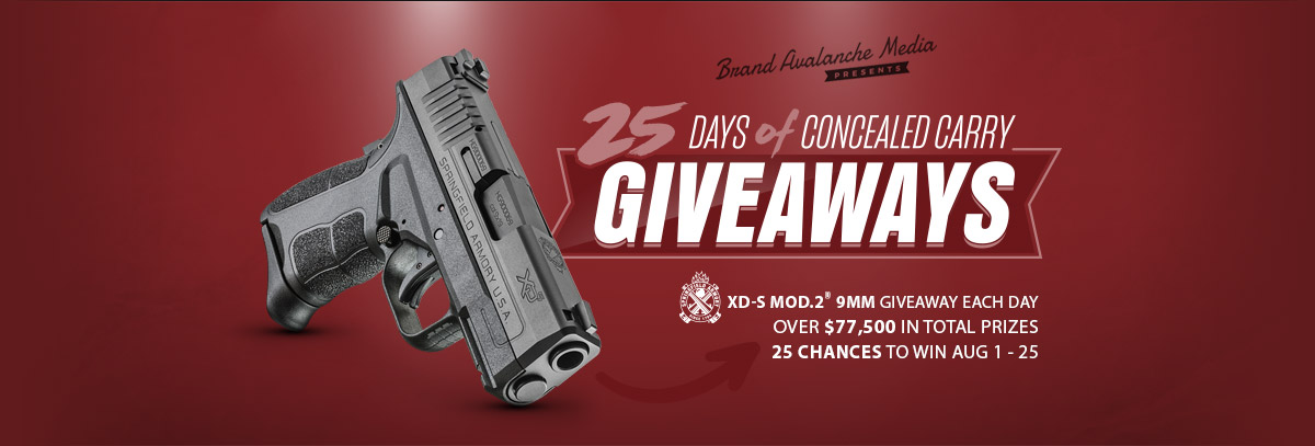 Brand Avalanche Media presents 25 Days of Concealed Carry Giveaways